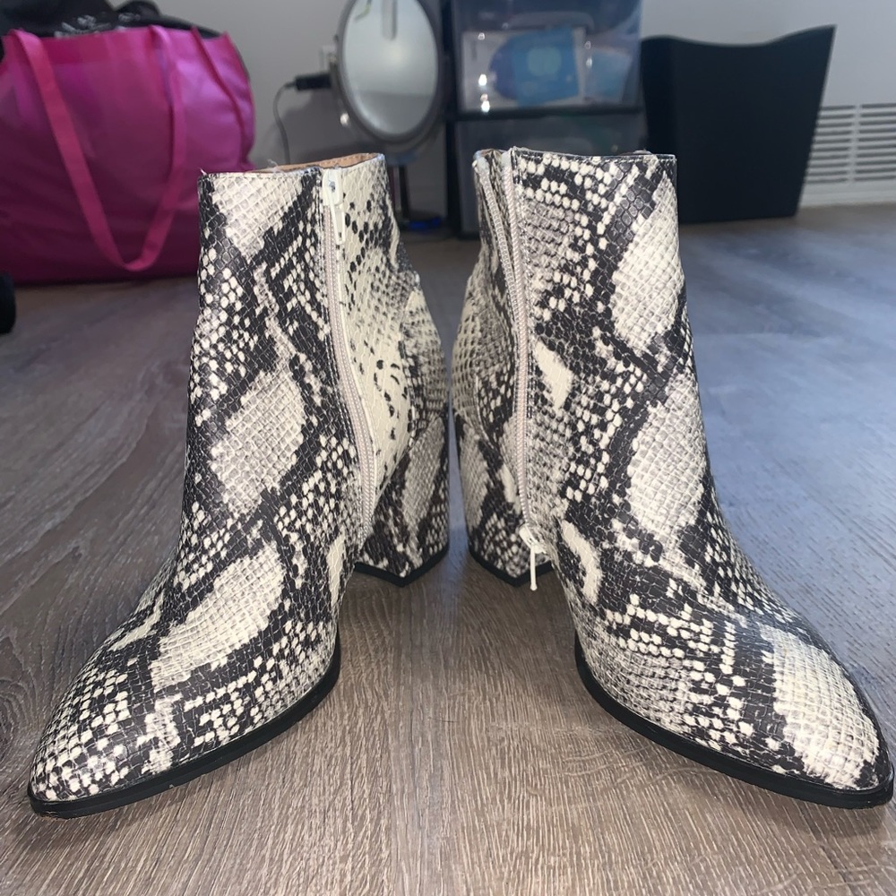 Steve Madden Snakeskin Booties - image 3